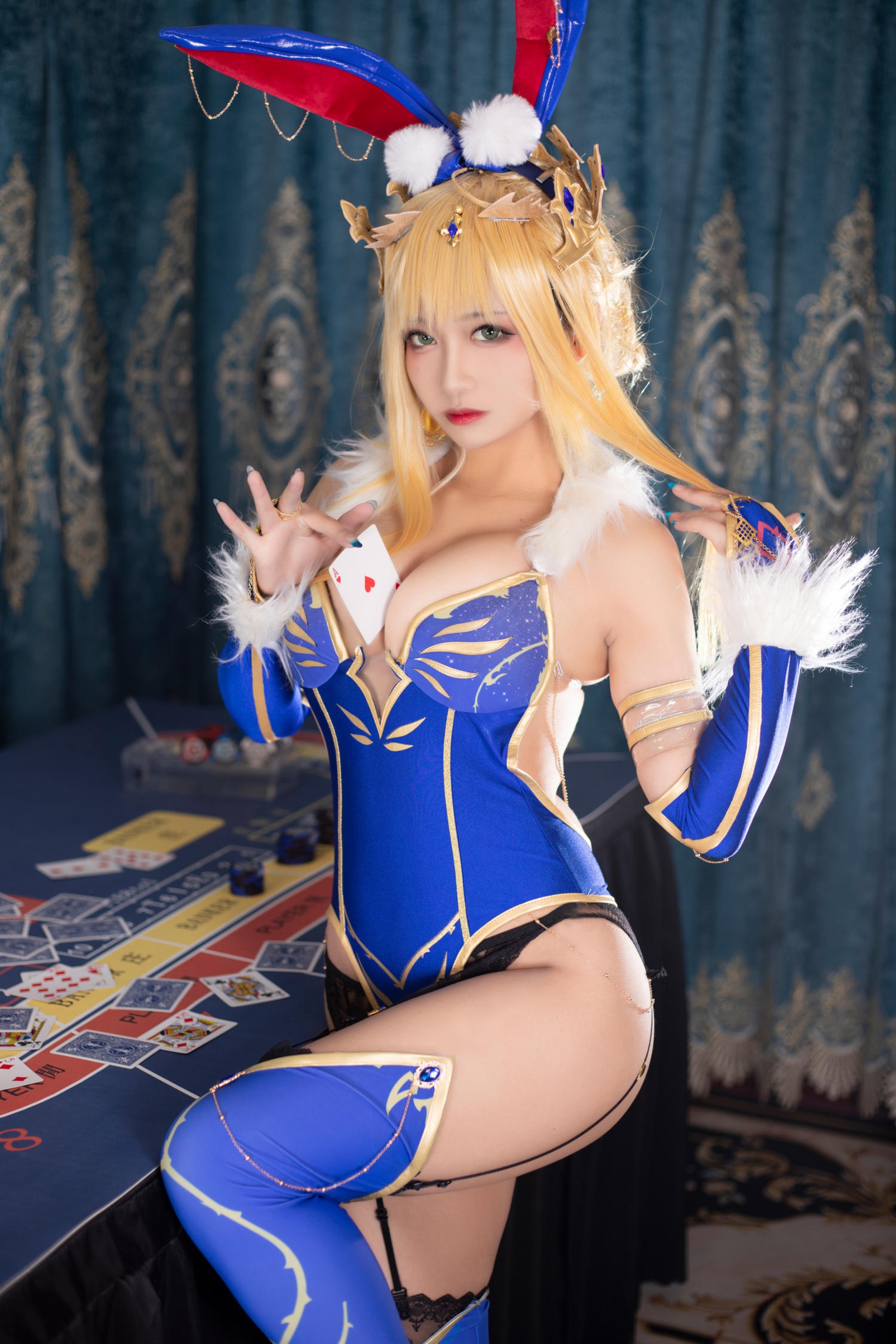 图片[1]-洛璃 LoLiSAMA – NO.086 FGO 白枪呆兔女郎[57P]-XikXak